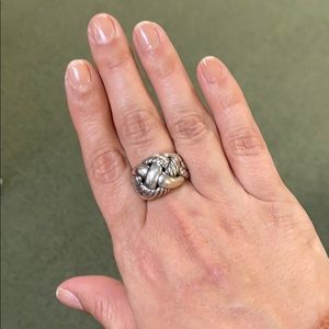 David Yurman Large Cable Knot Ring